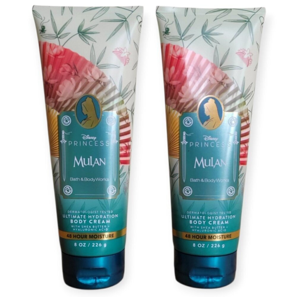 Disney Bath Body Works Mulan Ultimate Hydration Body Cream Duo New Limited
